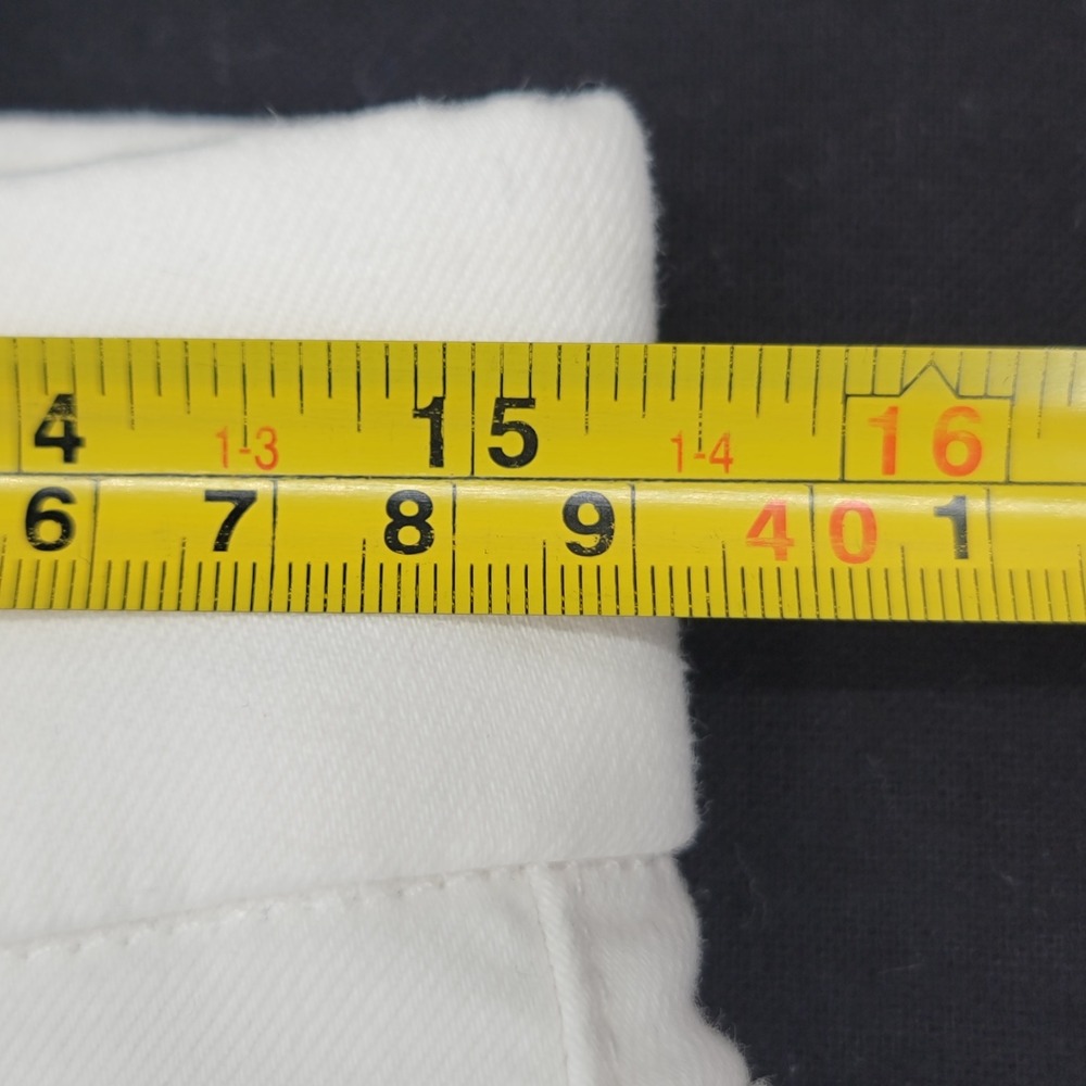NYDJ Marilyn Straight Crop White Denim Jeans Lift Tuck Womens Size S NEW - Picture 6 of 11
